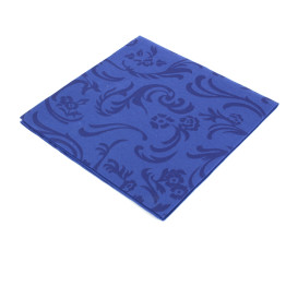 Airlaid Napkins "Damascato" Blue 40x40cm (50 Units) 