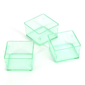 Tasting Plastic Bowl PS Water Green 4,2x4,2cm (24 Units) 