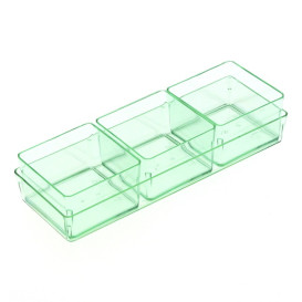 Tasting Plastic Bowl PS Water Green 4,2x4,2cm (576 Units)