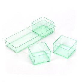 Tasting Plastic Bowl PS Water Green 4,2x4,2cm (576 Units)