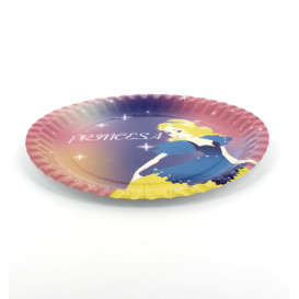 Paper Plate Princess Design 23cm (8 Units) 