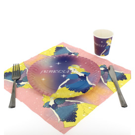 Paper Plate Princess Design 23cm (504 Units)