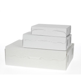 Paper Bakery Box White 20x13x5,5cm 1000g (500 Units)