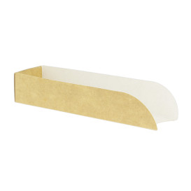 Paper Hot Dog Tray Kraft 17x5x3,5cm (1000 Units)