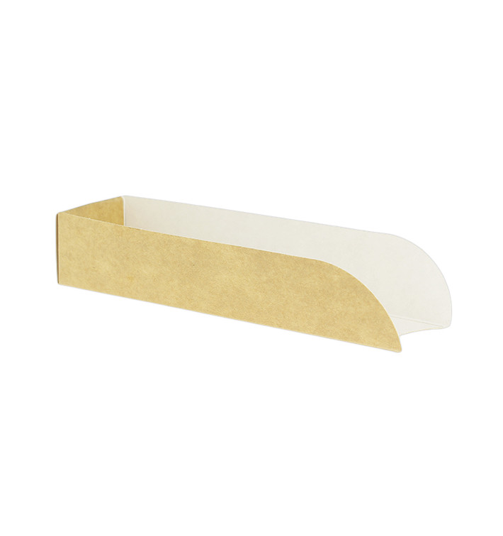 Paper Hot Dog Tray Kraft 17x5x3,5cm (1000 Units)
