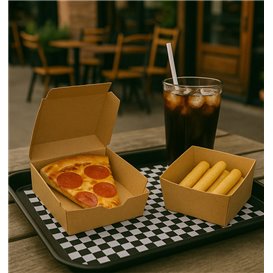 Paper Food Wrap Grease-Proof Black 31x31cm (4000 Units)