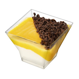 Tasting Plastic Bowl PS "Pagoda" Clear 150 ml (12 Units) 