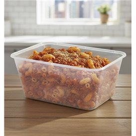 Plastic Deli Container PP Rectangular Shape 1000ml (500 Units)