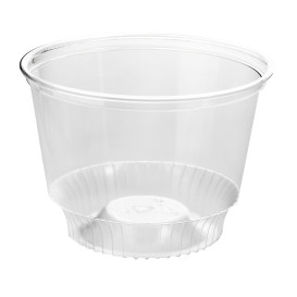 Plastic Container PET Crystal Solo® 8Oz/240ml Ø9,2cm (50 Units)