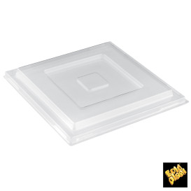 Plastic Lid for Tasting Bowl PS "Pagoda" Maxi Clear PET 500ml (10 Units) 