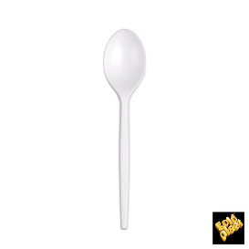 Plastic Spoon Next White 16,5 cm (100 Units)  