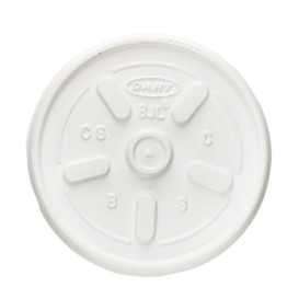 Plastic Lid PS Ø8,1cm for Foam Cup 