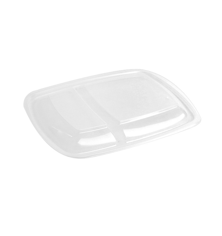 Plastic Lid for Deli Container PP Rectangular shape 2C Black 23x16,5cm 