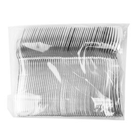 Plastic Spoon Metallized 17,5cm (500 Units)