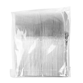 Plastic Knife Metallized 20cm (500 Units)