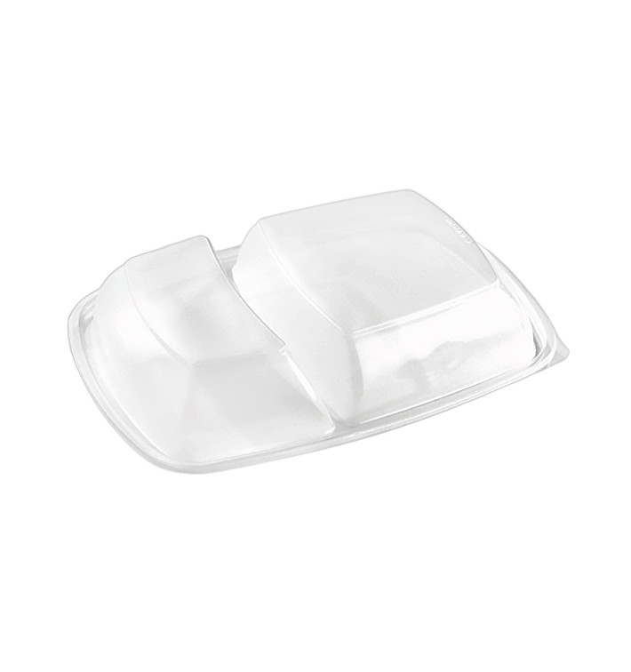 Plastic Lid for Deli Container PP Rectangular shape 2C Black 28x20cm 
