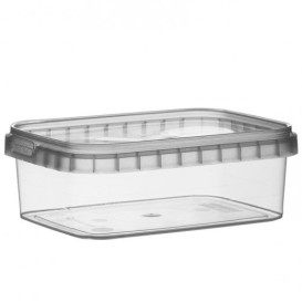 Plastic Deli Container and Plastic Lid PP Tamper-Evident 280ml 12,0x0,88cm (384 Units)