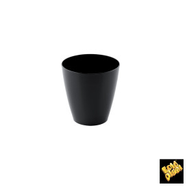 Plastic Tasting Cup PS "Punto" Black 60 ml (25 Units) 