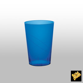 Plastic Cup PS "Moon" Blue Clear 230ml (1000 Units)