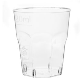 Plastic Shot PS Clear Ø37mm 25ml (1000 Units)