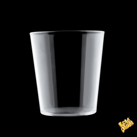 Plastic Tumbler SAN Reusable Cone Shape 400 ml (6 Units) 