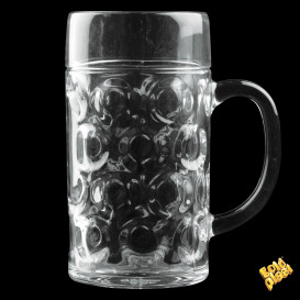 Plastic Tankard Reusable SAN Ø105mm 1000ml (1 Unit)