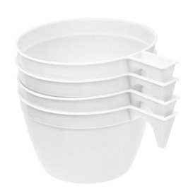 Plastic Cup White 90ml (50 Units) 