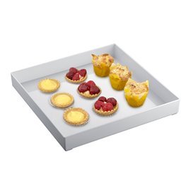 Plastic Tray White 30x30cm (1 Unit) 