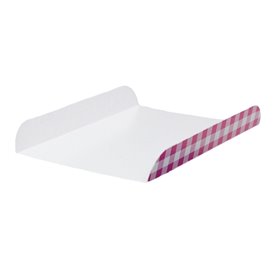 Paper Tray Waffles Pink 13,5x10cm 
