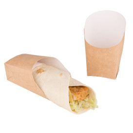 Paper Wrap Food Container Kraft 60x50x12cm (600 Units)