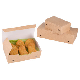 Paper Take-Out Box Small size Kraft 1,15x0,72x0,43,m (750 Units)