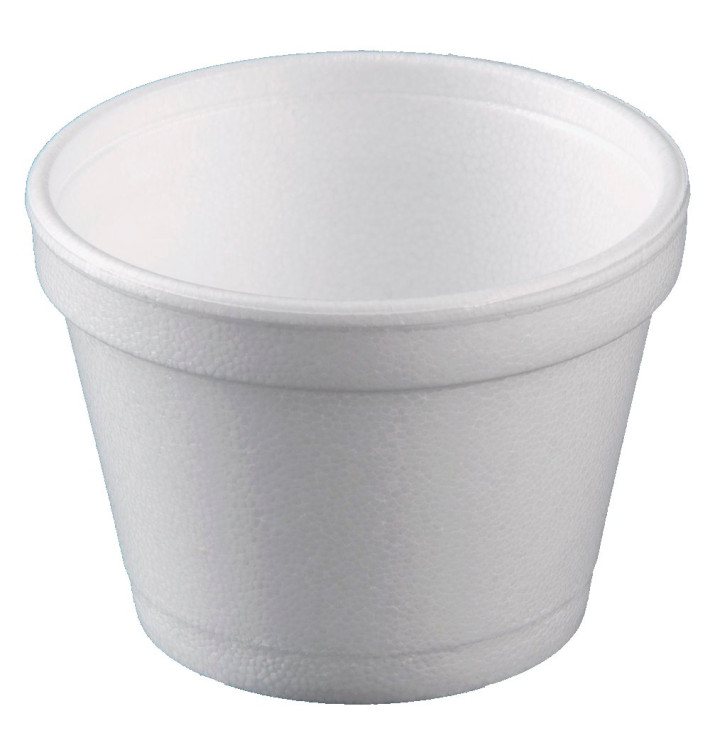 Foam Container White 12 Oz/355ml Ø11cm (500 Units)
