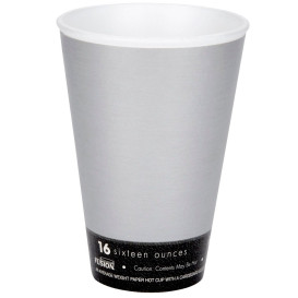 Foam Cup Fusion "Steele" 16Oz/473ml Ø9,4cm (25 Units) 