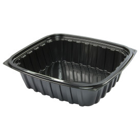 Plastic Deli Container OPS "ClearPac" Black 237ml (63 Units)  