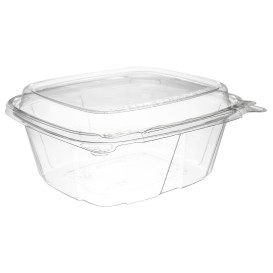 Plastic Deli Container PET Tamper-Evident High Dome Lid 355ml (100 Units)  