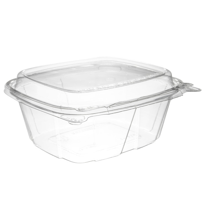 Plastic Deli Container PET Tamper-Evident High Dome Lid 355ml (200 Units)