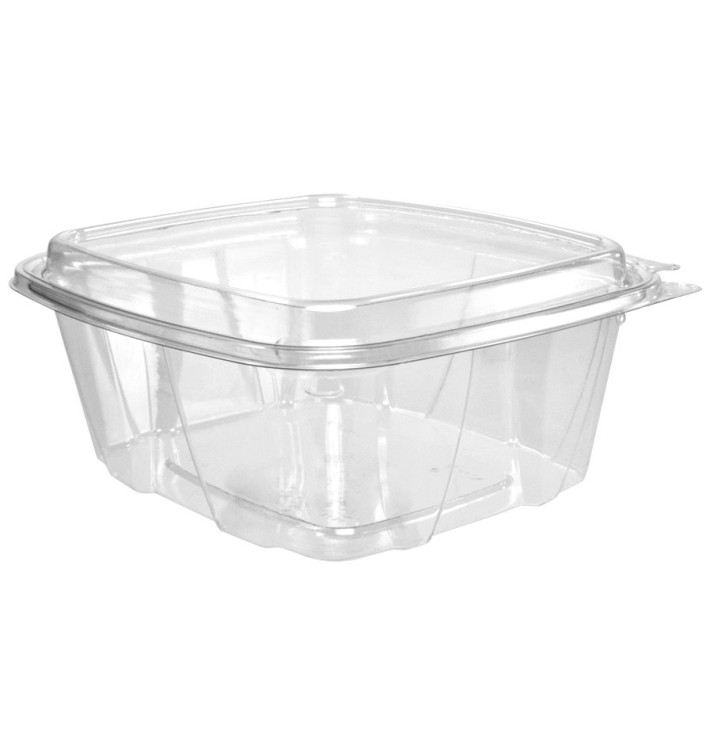Plastic Deli Container PET Tamper-Evident High Dome Lid 950ml (200 Units)