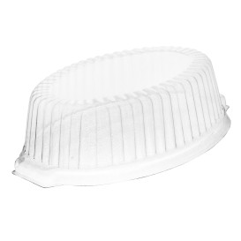 Plastic Lid PS High Clear For Foam Pot 18x13x5 cm (125 Units)  