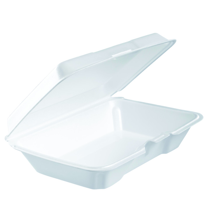 Foam Baguette Container White 2,30x1,50X0,65cm (100 Units)  