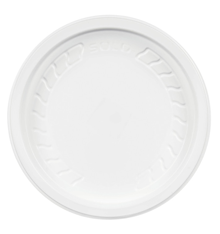 Plastic Lid PP "Deli" White Ø12cm (500 Units)