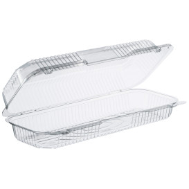 Plastic Hinged Deli Container OPS "StayLock" Clear 770ml (125 Units)  