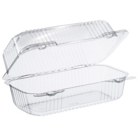 Plastic Hinged Deli Container OPS "StayLock" Clear 707ml (125 Units)  