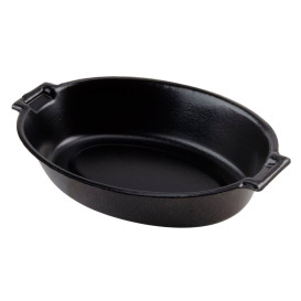 Foam Pot Foam "Quiet Classic" With Black Handles 18x13 cm (125 Units)  