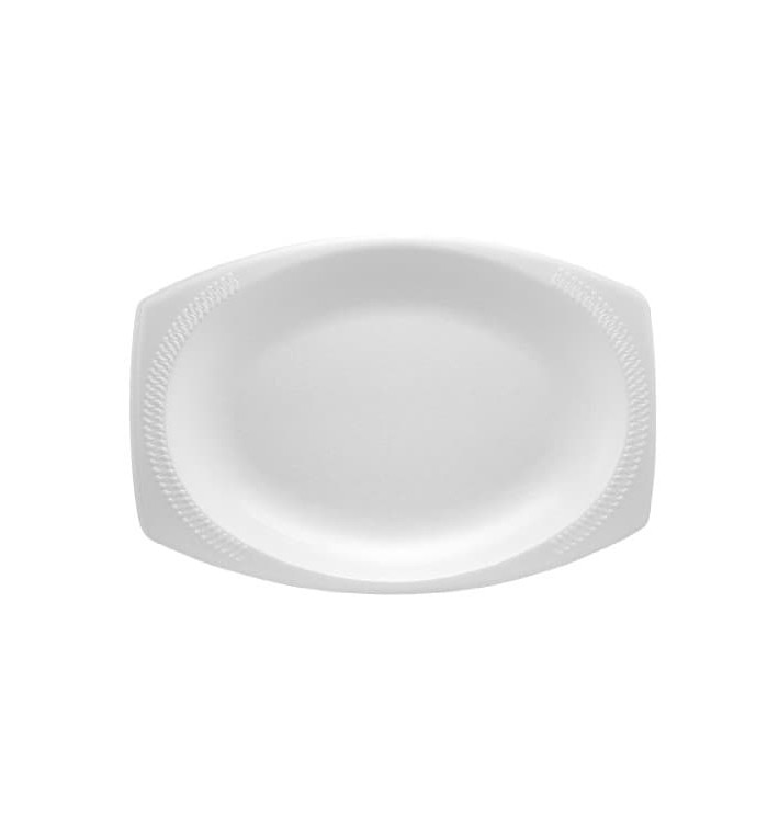 Foam Tray "Quiet Classic" White 28X22cm (125 Units)  