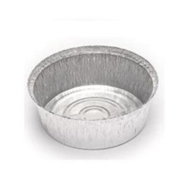 Foil Pan for Roast Chicken Round Shape 1900ml (125 Units)  