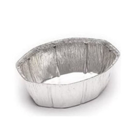 Foil Pan for Roast Chicken Oval Shape 2400ml (125 Units)  