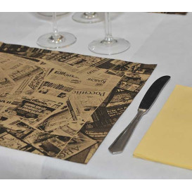 Paper Placemats 30x40cm Kraft "Prensa" 50g (500 Units)  