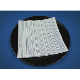 Airlaid Napkins "Basic" Blue 40x40cm (50 Units) 
