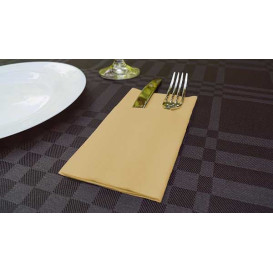 Pocket Fold Airlaid Napkins "Kanguro" Cream 40x40cm (30 Units) 