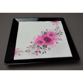 Paper Napkin Double Point "Bouquet" 40x40cm (50 Units) 